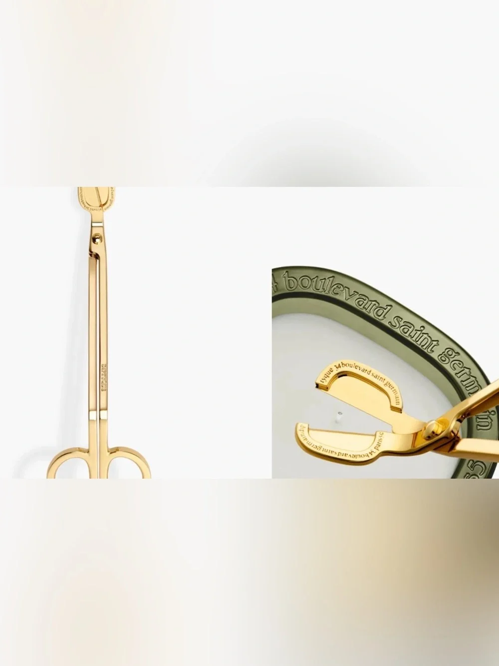 Diptyque Gold Candle Wick Trimmer Scissor Snuffer ✨